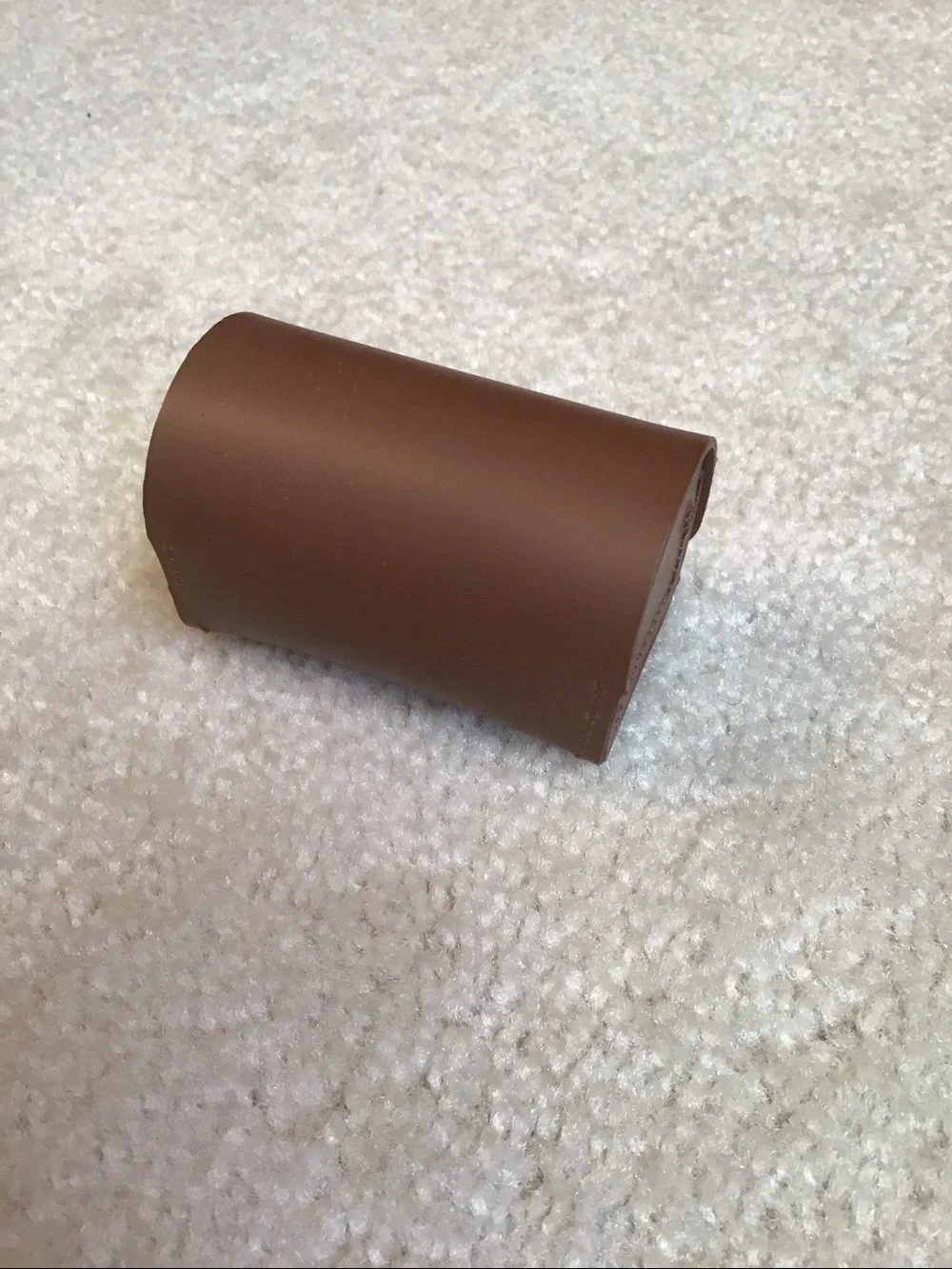 Vintage Kern-Paillard Bolox Lens Case, Genuine Brown Leather
